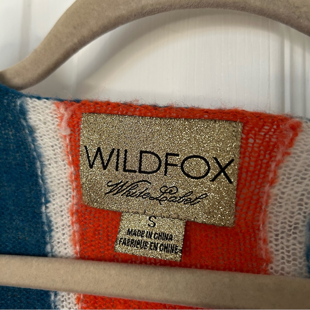 Wildfox White Label Save Queen Penny Lane Union Jack Sweater - Picture 4 of 10